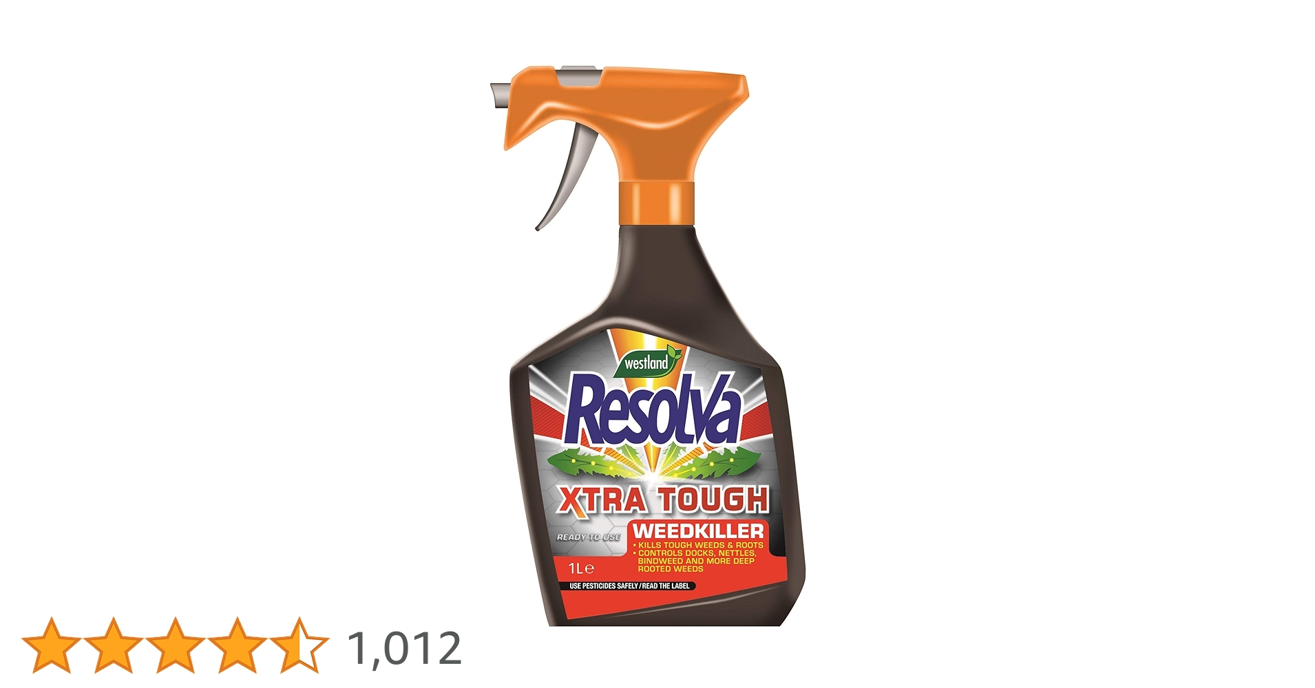 Resolva Xtra Tough Ready to Use Weedkiller, 1 L : Amazon.co.uk: Garden